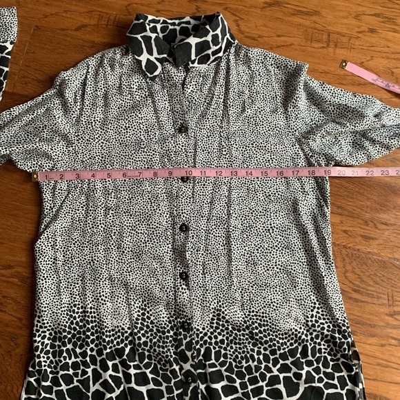 Mischa Animal Print Apparel Button Down Shirt - Picture 10 of 10